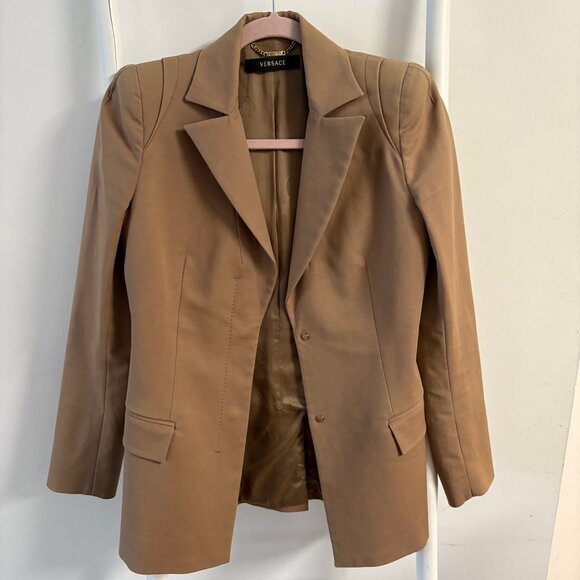 Versace Women’s Blazer – Classic Gold Logo Lining - Picture 1 of 12